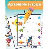 Aprendiendo a repasar: Aprenda a escribir un libro de trazado de líneas | Controlar líneas y formas con un bolígrafo…